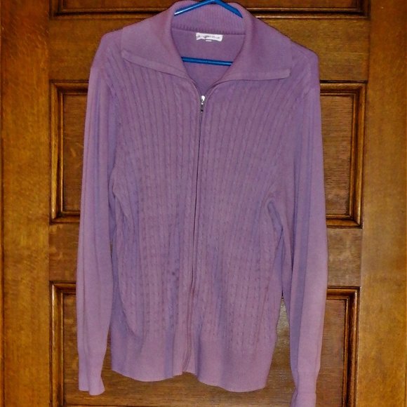 ~~~  Northern Reflections ~~~ CARDIGAN ~ Front Zip - Picture 1 of 2